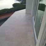 French-Pattern-Shell-Beige-Tile-Outside-Project-pic