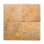 Gold-4×4-Tumbled-Travertine-Tile-Product-Pic