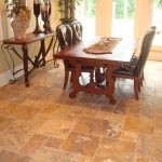 Gold-French-Pattern-Travertine-Tile-Floor-Indoor-Design-Project-Pic