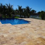 Gold-Travertine-French-Pattern-Paver-Pool-Area-Project-Pic