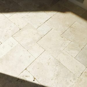 Ivory French Pattern Travertine Paver - Image 8
