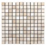 Ivory-Travertine-Tumbled-1×1-Mosaic-Product-Pic