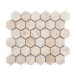 Ivory-hexagon-travertine-mosaic-tile-Product-pic