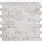 1×2-Shell-Stone-Splitface-Limestone-Mosaic