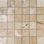 2×2-Leonardo-Polished-Travertine-Mosaic