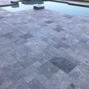 Tundra Gray French Pattern Marble Paver - Image 3
