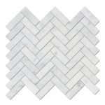 bianco-carrara-herringbone-marble-mosaic