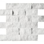 white-carrara-2×4-splitface-ledger