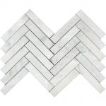 white-carrara-herringbone-marble-mosaic