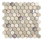 hexagone-shell-beige-glass-mosaic