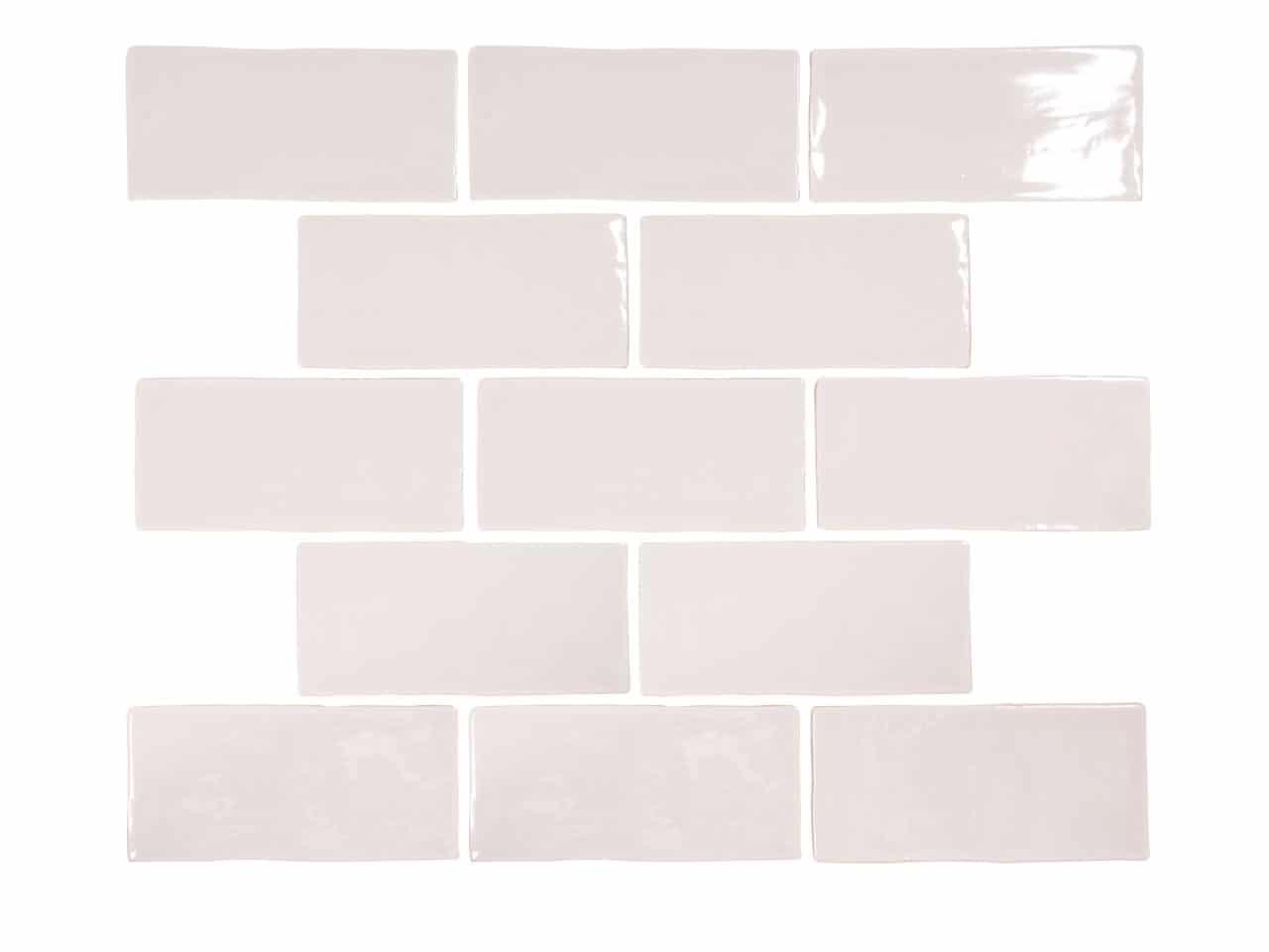 Pastel Light Grey 3″x6″ Ceramic Mosaic LW Stone